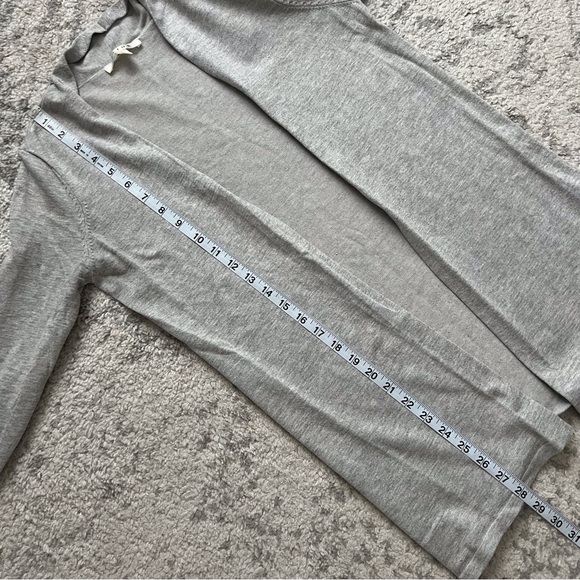 Cyrus Grey Open Front Cardigan Sweater Knit Neutral Office Casual Women’s Small - Picture 6 of 6